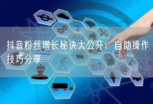 抖音粉丝增长秘诀大公开：自助操作技巧分享