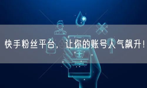 快手粉丝平台,让你的账号人气飙升!