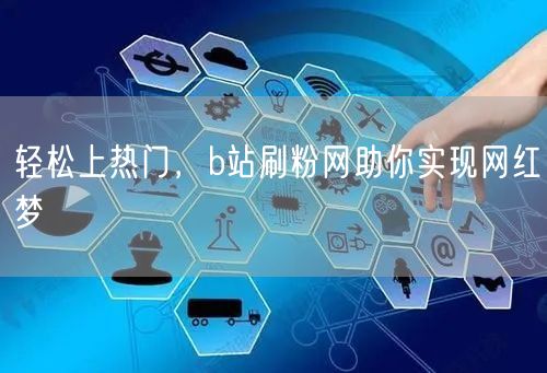轻松上热门，b站刷粉网助你实现网红梦