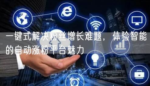 一键式解决粉丝增长难题，体验智能的自动涨粉平台魅力