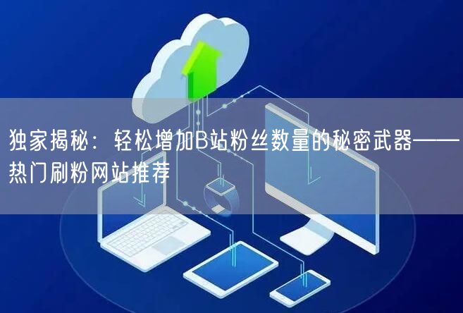 独家揭秘：轻松增加B站粉丝数量的秘密武器——热门刷粉网站推荐